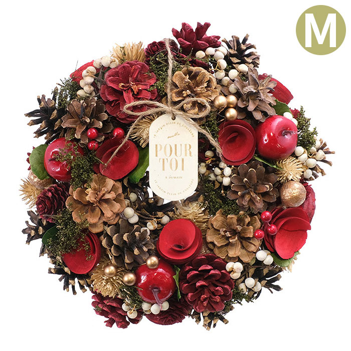 Amazon.co.jp:dhiuebcクリスマス リース カラー 北欧 おしゃれ ナチュラルリース 玄関 B45cm 飾り玄関 飾り 北欧オシャレ 壁掛け 壁飾り 装飾 装飾 店舗フラワー リース クリスマスリース ナチュラル クリスマス雑貨 お洒落 豪華 大きい ウィンターリース :