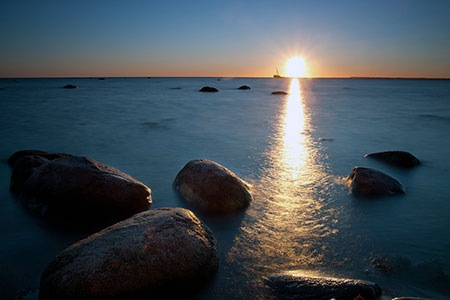 関西 海 日の出スポットTikTok