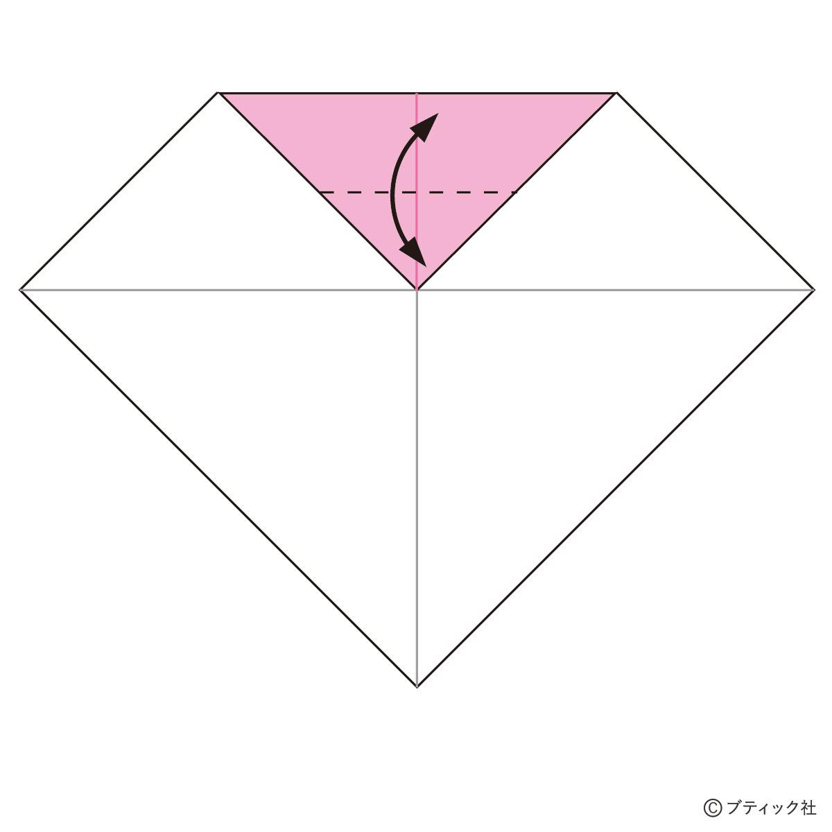 1枚でできる！マフラーをつけた雪だるま⛄️TikTok