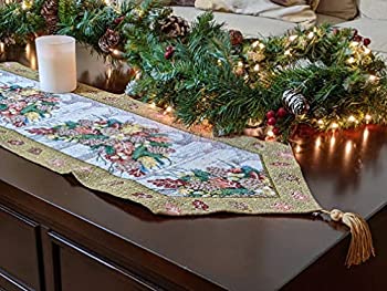 テーブルランナー おしゃれ クリスマス 北欧 撥水 テーブルカバー パーティー 華やか ゴールド 赤 滑り止め 防水 インテリア 食卓カバー180cmx30cm