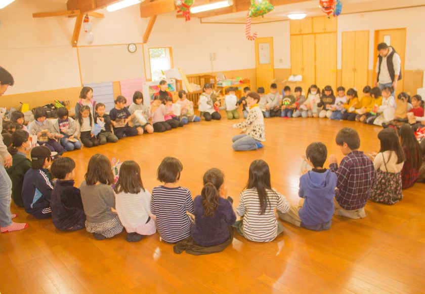 親子クリスマス会福岡市南区にある幼稚園。認定こども園マリア幼稚園