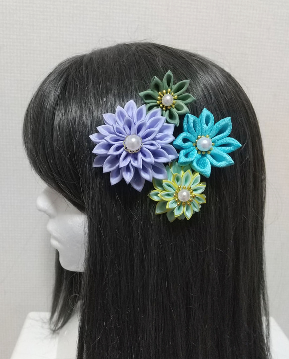 夏まつり 髪飾り 手作りTikTok