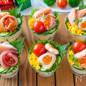 クリスマス風ちらし寿司namimoが投稿したフォトブックLemon8