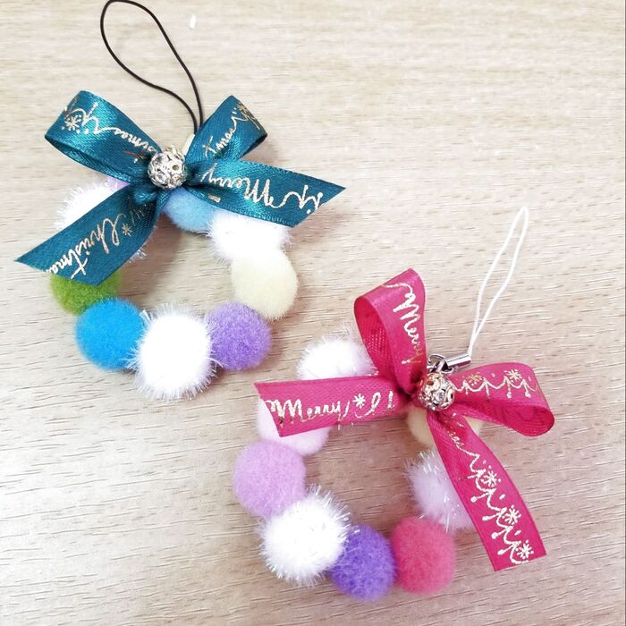 棚 羊毛フェルト ポンポンリース レンガ壁 ハンドメイド などのインテリア実例 - 2016-11-28 09:32:03RoomClip ルームクリップ