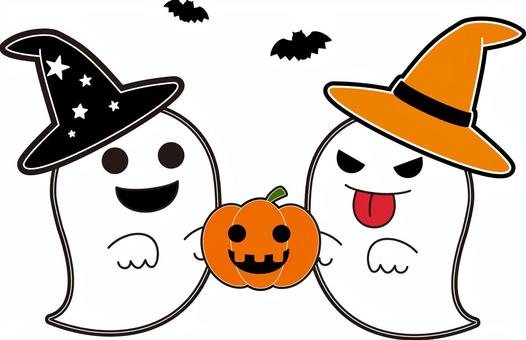 ハロウィンおばけさんかわいいフリーアイコン・イラストの無料素材サイトフリーペンシル