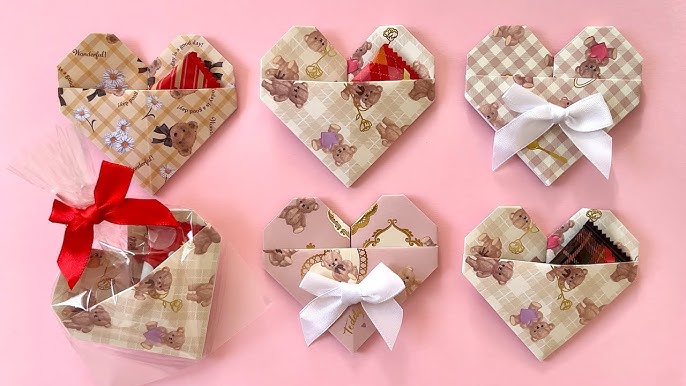 丸がハートに！？意外だけど簡単 折り紙を使ったハートの作り方 - 100円ママ〜100均大好きママのお役立ち情報