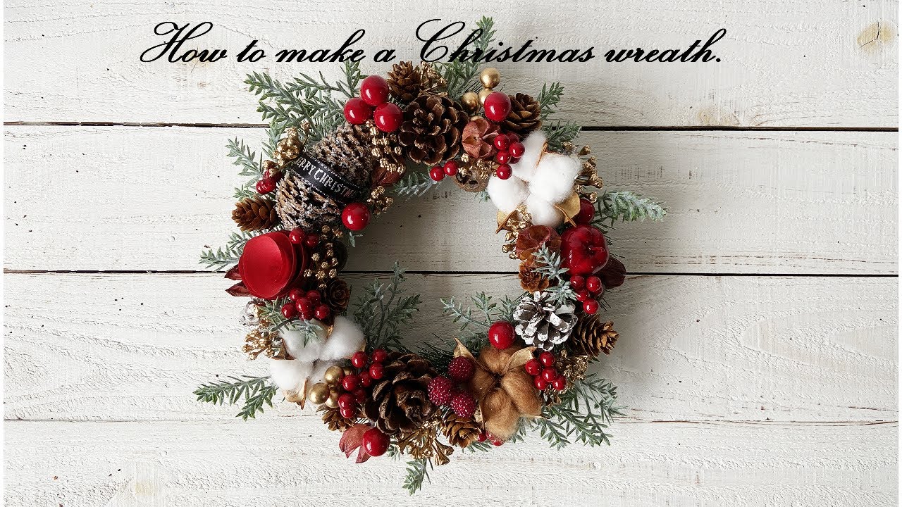 簡単DIY 100均の材料でOK！クリスマスリースの作り方手帳のれしぴ