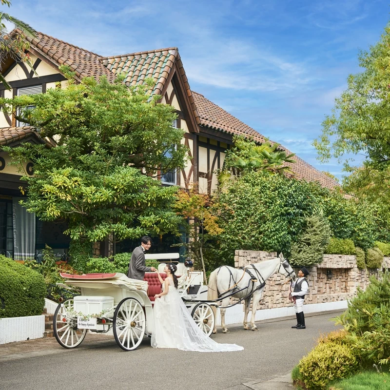 馬車に乗り、ダンスで入場 - ウェスティンホテル東京で結婚式撮って出し エンドロール