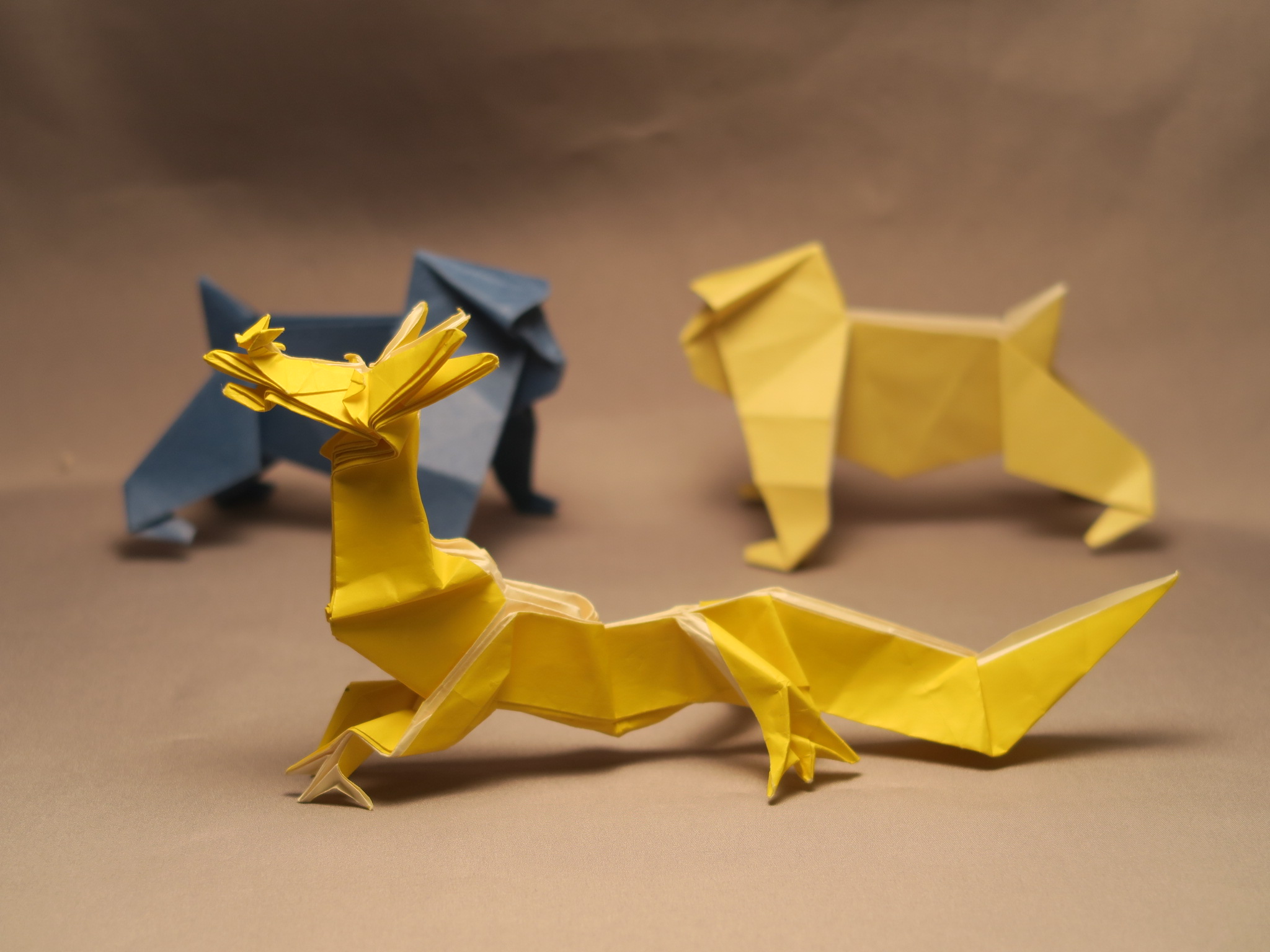 おりがみあそび 双龍 そうりゅう2024年お正月 干支 辰 高齢者 お子様 子供 折り紙 工作 夏休み リハビリ : みやこ日和 - 通販 -Yahoo!ショッピング