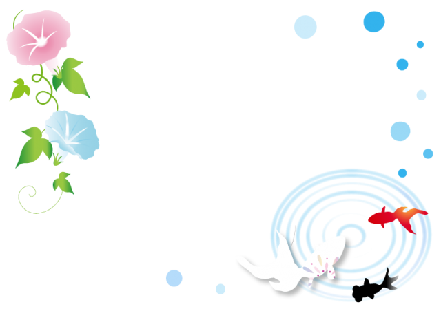 ダリアの花を描いたお歳暮のお礼状テンプレートさきちん絵葉書