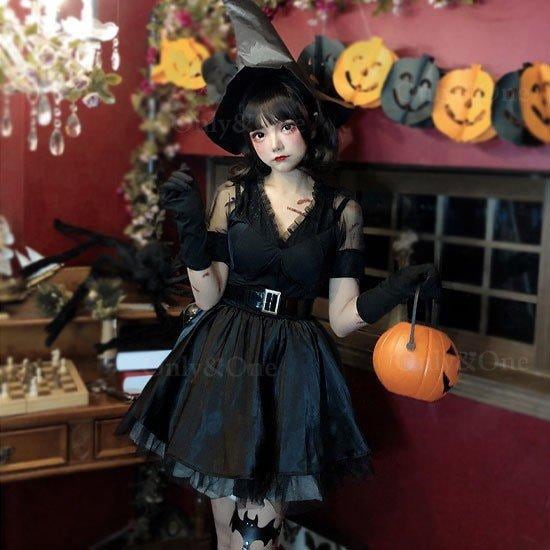 ハロウィン コスプレ衣装 かぼちゃ キッズ ベビー 女の子 パンプキン コスチューム 子供用 仮装 おすすめ 洋服 ワンピース 子供