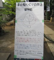 茅の輪くぐりの時期や由来・くぐり方の正しい作法 – 明日のネタ帳