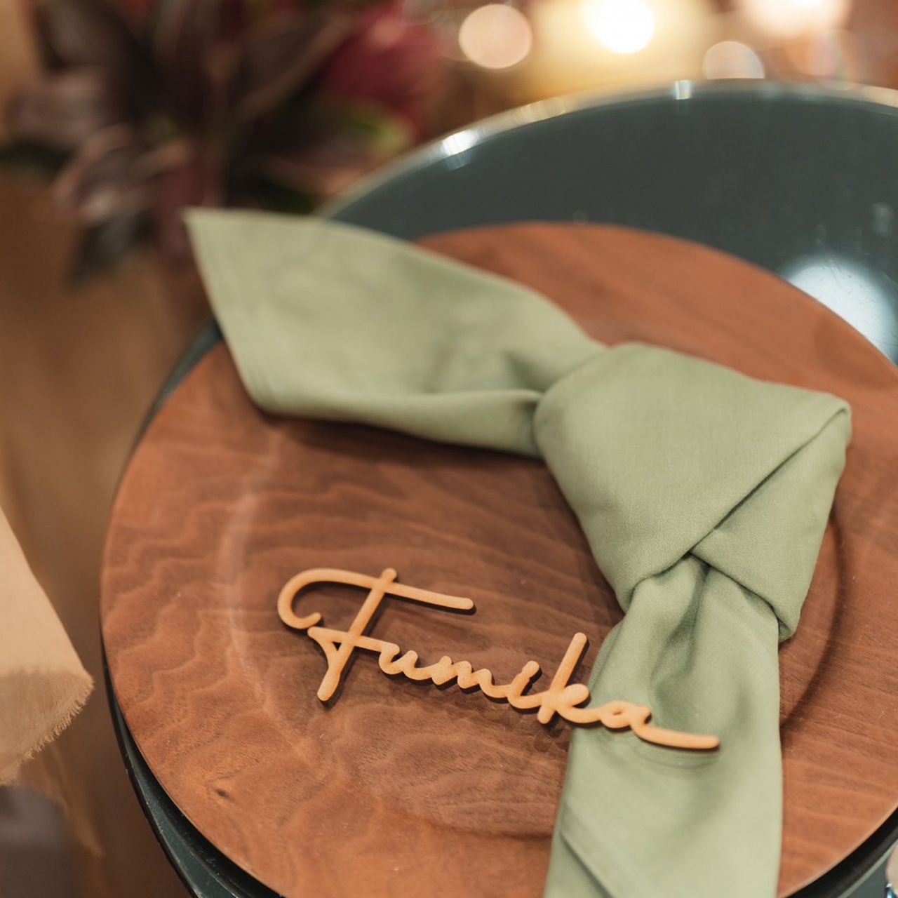 結婚式でゲストに贈るサプライズメッセージプレートの文例集marry マリー