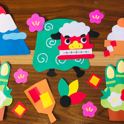 高齢者と一緒に作る冬の「お正月」の壁面飾り 1月 型紙付き認知症ケアの現場から 15 明日の介護をもっと楽しく 介護のみらいラボ 公式