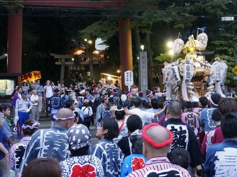 歴史の浪漫街道祭りだ！神輿だ！お江戸の神輿 H26年 世田谷三宿神社