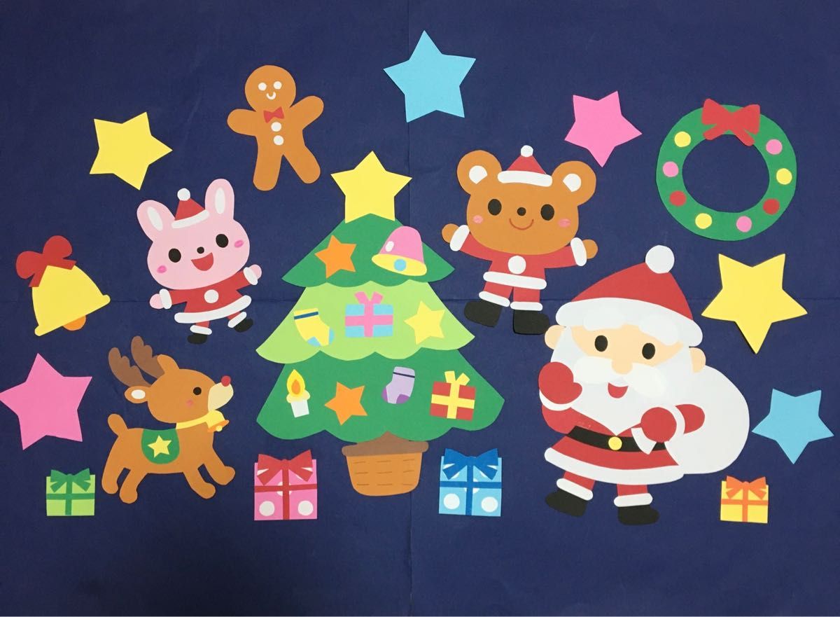 12月の壁面装飾、完成！！令和3年12月末日妻有福祉会