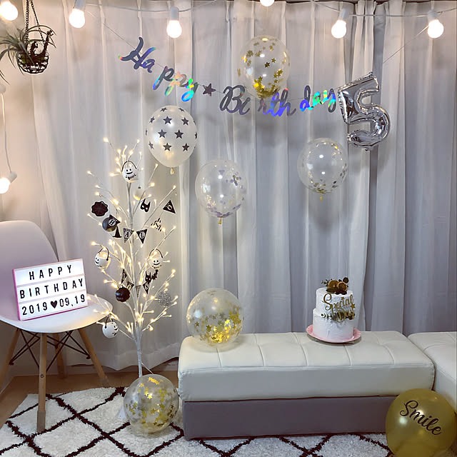 セリア お誕生日会の飾り付けレポ🎂女子が好きなふんわりピンク色のホームパーティー♪パッシブデザインのおうちログ