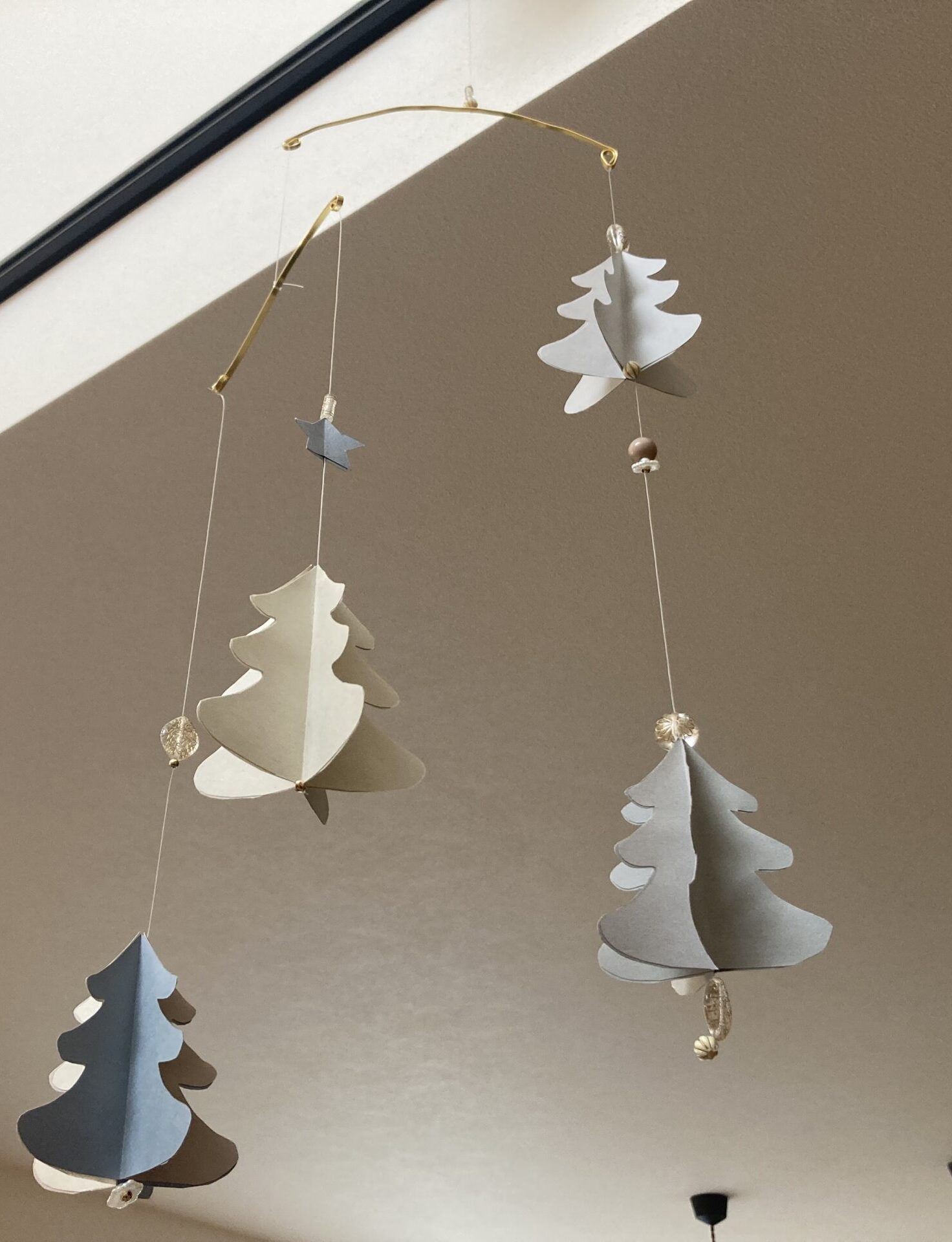 モビール 手作り クリスマスツリー くるくるTikTok