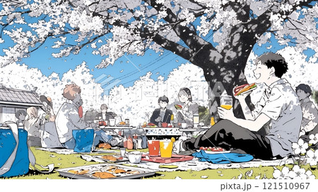 お花見イラスト素材コピペできる無料イラスト素材展