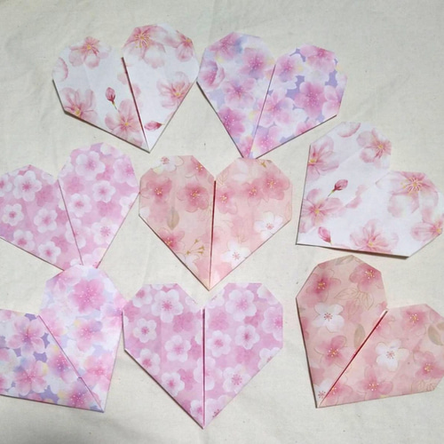 折り紙で桜のリース 簡単な作り方で壁飾りにも♪かんたん工作・折り紙☆選り好み