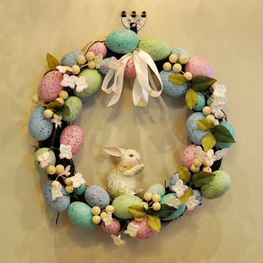 素敵なガーランドにもなる イースター 飾り イースターエッグ 24個 カラフルエッグ イースター 復活