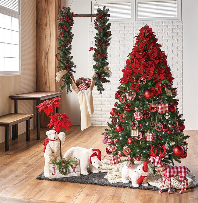 ガーランド クリスマス 飾り付け フェイク スノー 雪 おしゃれ かわいい インテリア クリスマスツリー オーナメント Xmas 装飾 シンプルRussel 海外インテリアセレクトショップ