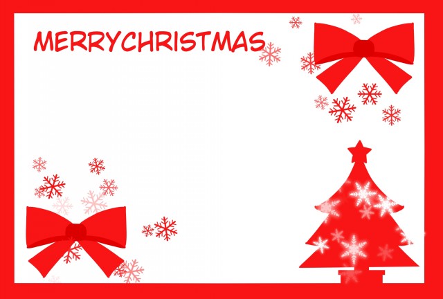 クリスマスカード - 無料でイラストやデザインテンプレートをダウンロード : サポート : 富士フイルムビジネスイノベーション