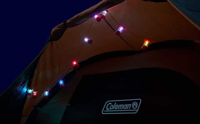 100均ダイソー＆セリア で買えるテント用ロープライトをご紹介！暗い夜のキャンプを安全に！OneCamper