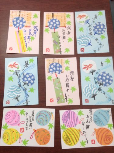 文字はんこ 暑中見舞い消しゴムはんこ はんこ スタンプ - メルカリ