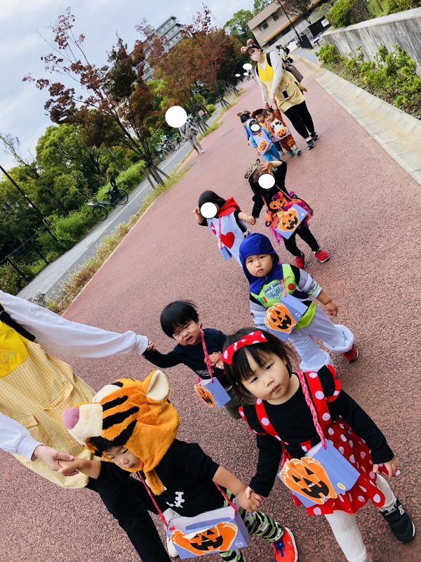 ハロウィンにじいろ保育園ブログ