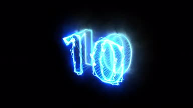 カウントダウンタイマー 5秒、10秒、15秒、30秒、45秒無料動画素材- みりんの動画素材