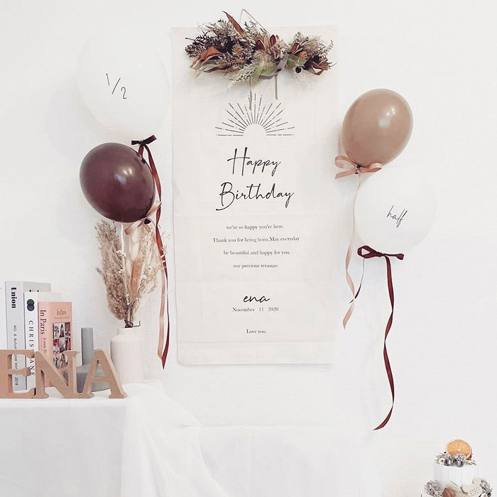 Half Birthday ハーフバースデーのパーティーグッズ- キッズパーティー リトルレモネードパーティーグッズショップ