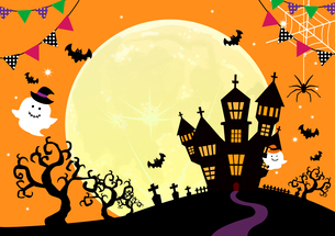 かわいいハロウィンのイラスト背景無料イラスト素材素材ラボ