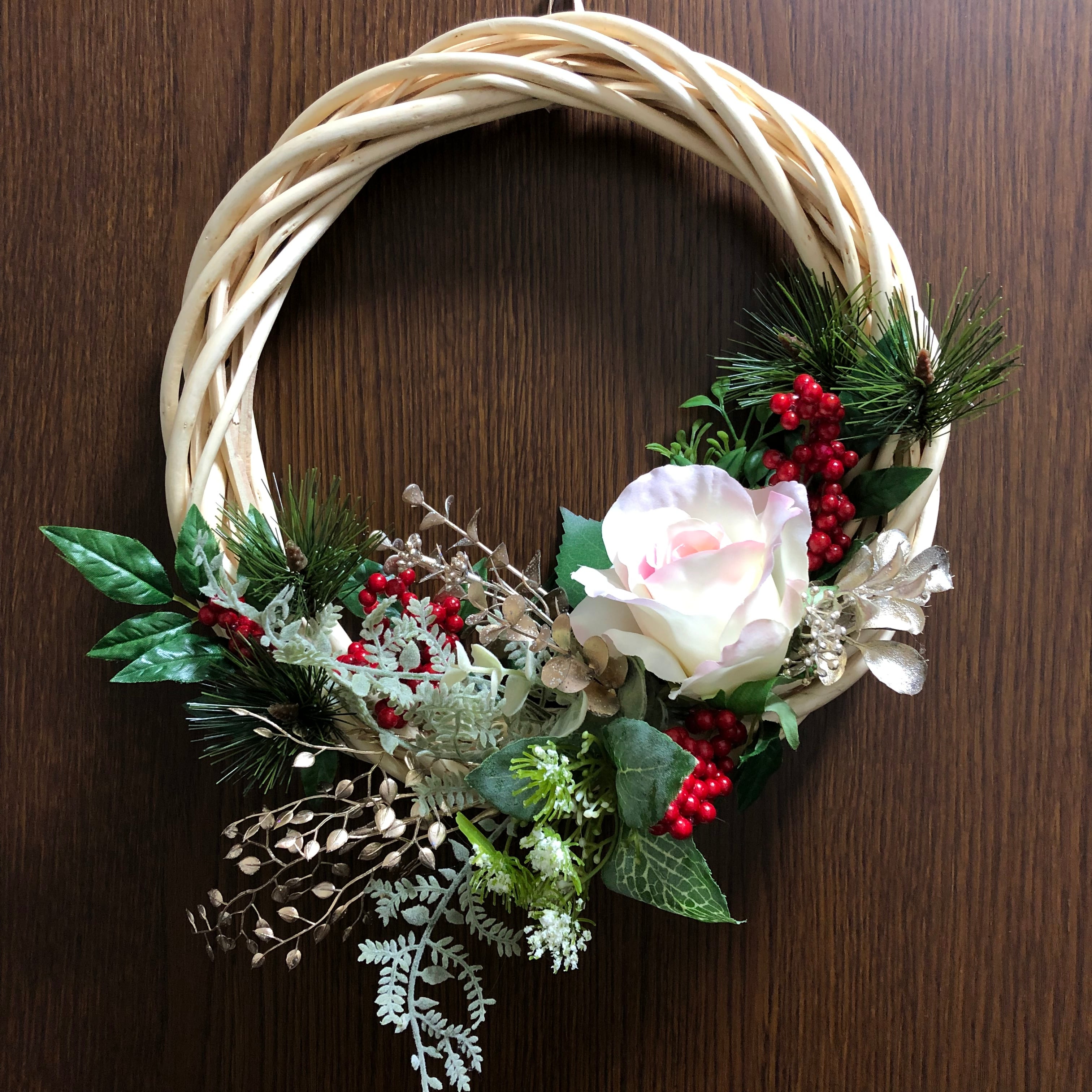 超早割☆殿堂入り☆南天お正月飾り クリスマスから飾れるお正月飾り クリスマスリース しめ縄・しめ飾り NORIFLOWER 軽井沢 通販18448777Creema クリーマ