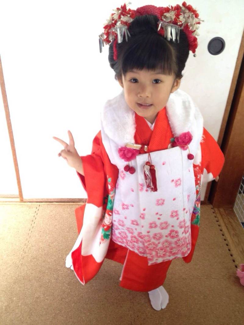 七五三 十三参り髪飾り 日本髪 十三参り じゅうさんまいり の髪型・任