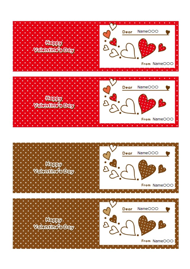 バレンタインカード準備Oneness English Conversation school