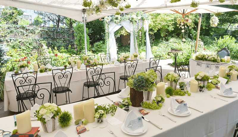 フェリーチェガーデン日比谷で叶える！都心の緑に囲まれたアットホームなガーデンウエディング - 縁結び大学