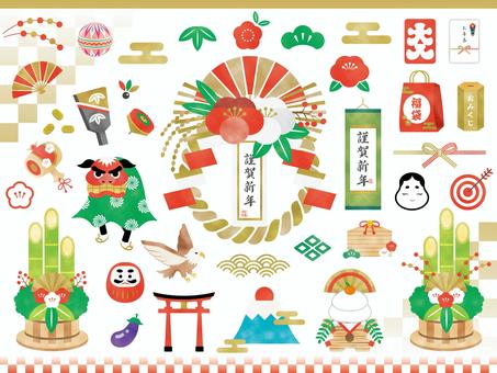 2024年度版！お正月の無料イラスト◎使いやすくてかわいい商用フリー素材集介護アンテナ