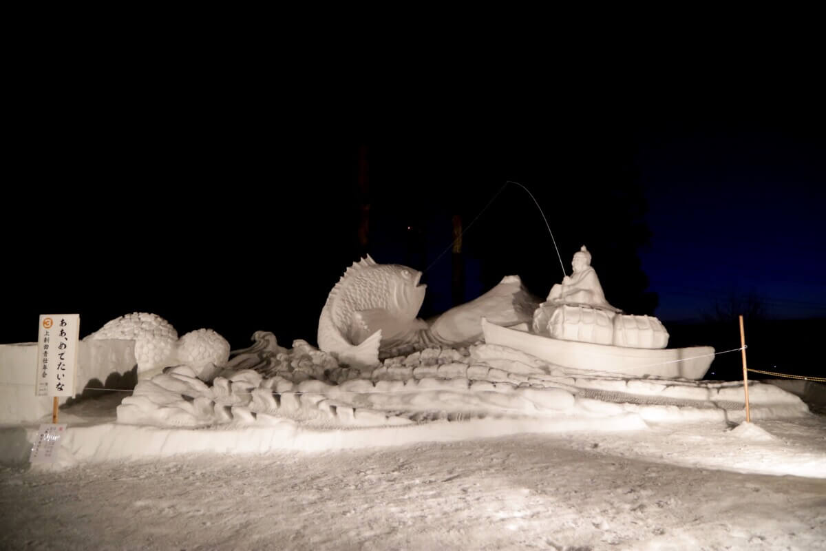 雪像＜芸術部門＞16作品ライトアップ！十日町雪まつり開催中十日町市観光協会