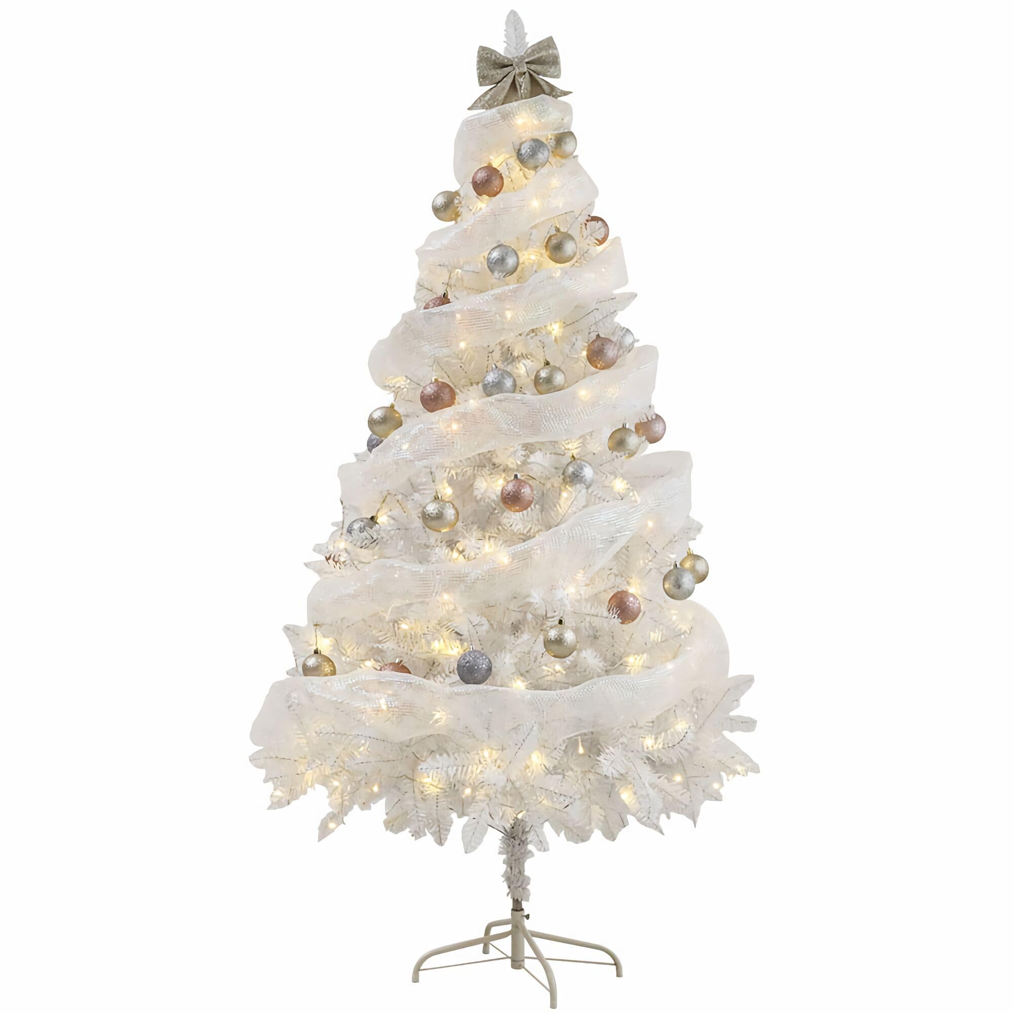 クリスマスツリー 『色鮮やかな光ファイバーツリー』 120cm ツリー ファイバーツリー 北欧 ホワイトツリー 光ファイバー マルチカラー 白ホワイト 緑 グリーン ピンク レビュー 送料無料 レビュー高評価平日14時迄のご注文・決済確定で当日発送The PerfectSports