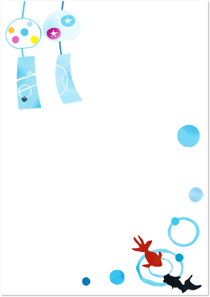 線香花火のイラスト - 暑中お見舞い2025 ポストカード・イラスト素材サイト イラストareiraPostcard template