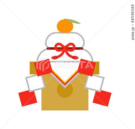 フリーイラスト正月飾りの鏡餅パブリックドメインQ：著作権フリー画像素材集