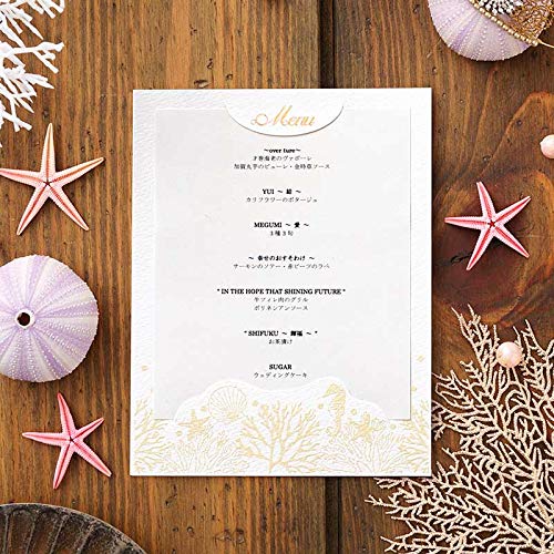 結婚式のメニュー表は必要？手作りのコツやおしゃれアイディアを紹介