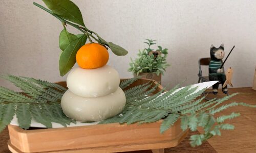 つぶつぶみかんのモチモチ鏡餅 組紐付き その他置物 ガラス工房 グラスタイム 通販 1556254Creema クリーマ