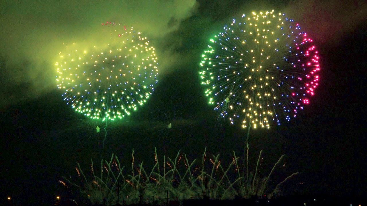 幻色變化霓虹燈–『時差式』 - 八重蕊花火攝影割物, 花火的類型 tax_name-日蝕煙火 tax_name-燈籠煙火