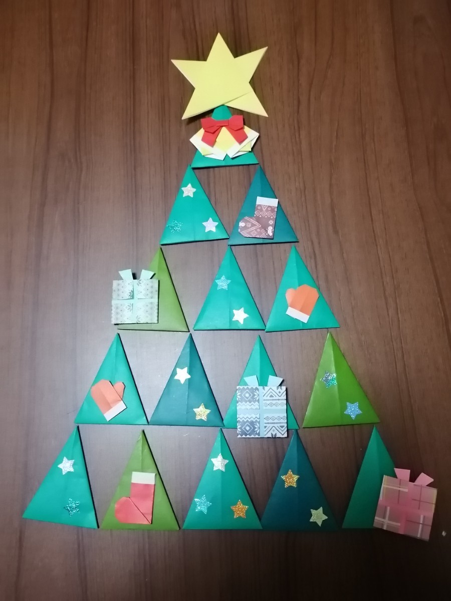 折り紙ハートで作れるクリスマス飾り ７種類Chisshyの折り紙ブログ