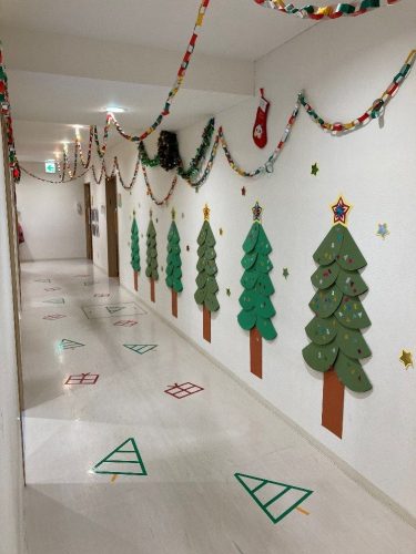 壁面飾り クリスマスツリー6セット 保育園 - 壁面屋のんminne byGMOペパボ 国内最大級のハンドメイド・手作り通販サイト