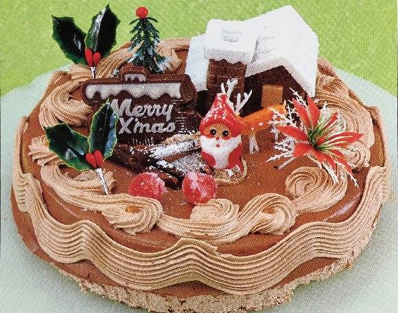 北海道・新ひだか町のクリスマスケーキ『ロールノセタ』懐かしい昭和レトロ６号サイズのチョコレートケーキ お届け予定：12 20～12 24 冷凍発送 クリスマスケーキクリスマス チョコレートケーキ - 北海道新ひだか町ふるさとチョイス - ふるさと納税サイト