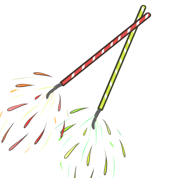 手持ち花火 66492000040 の写真・イラスト素材アマナイメージズ