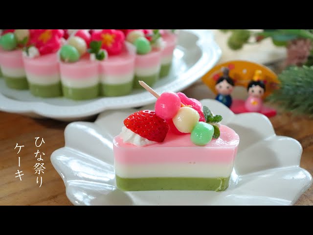 可愛いひな祭りスイーツの作り方を公開中